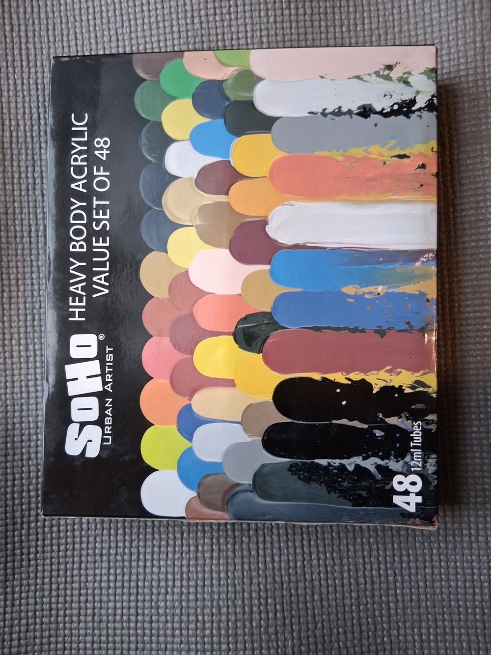 SOHO Heavy Body Acrylic Paint Set - Multicolor (48)